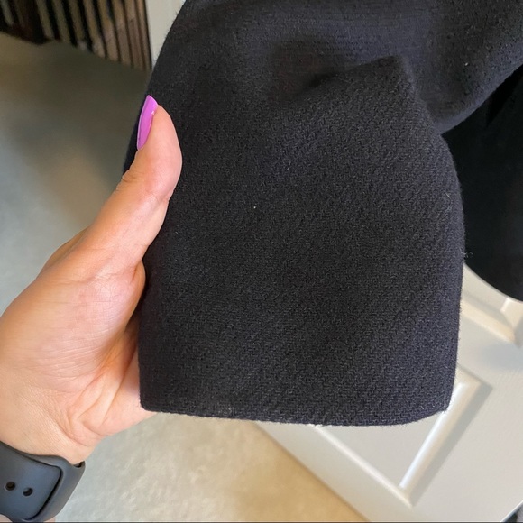 Zara Navy Wool Blend Toggle Hooded Jacket - Picture 4 of 15